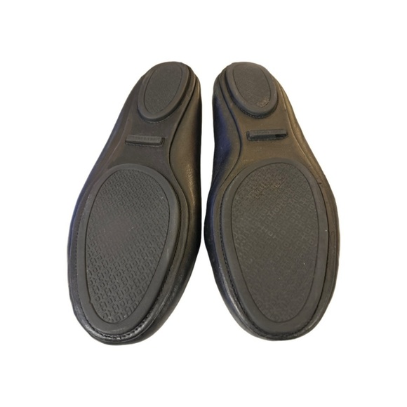 ✅ Tory Burch Reva Ballet Flat Black Nappa leather, Size 9.5 - Picture 5 of 5